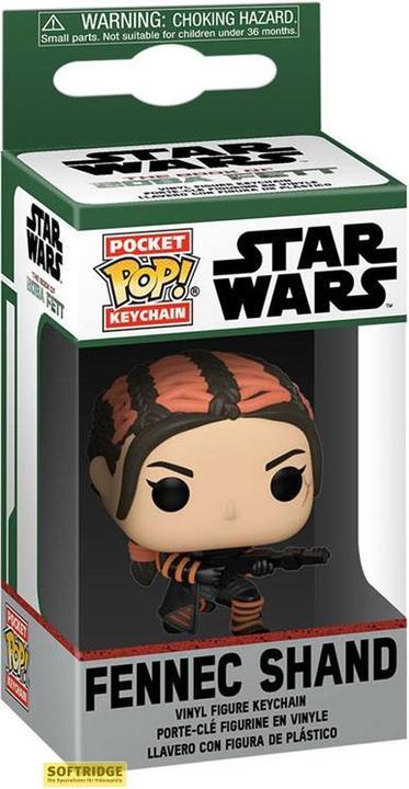 Actual product image Funko Portachiavi Pop! Book of Boba Fett : Fennec Shand