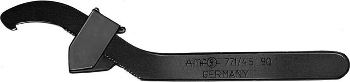 Produktbild Amf Verstellbarer Hakenschlüssel mit Nase (38 mm, 23 mm, 30 mm, 33 mm, 41 mm, 24 mm, 42 mm, 35 mm, 28 mm, 32 mm, 39 mm, 36 mm, 40 mm, 29 mm, 31 mm, 37 mm, 34 mm, 26 mm, 22 mm, 25 mm, 27 mm, 21 mm, 20 mm)