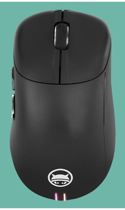 Gamiac PA50 Mice - Black - Pixart 3327, Wired, 12000 DPI, 16,8M RGB effects (Cable)