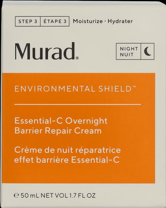 Actual product image Murad Essential-C Overnight Barrier Repair Cream Environmental Shield Vitamin C Moisturizer 50ml (50 ml, Night cream)