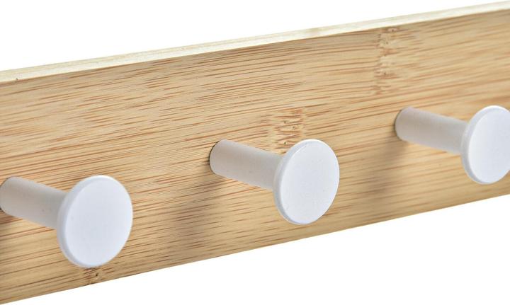 Produktbild Esprit Jackenaufhänger für Türen Home Weiss Metall Bambus 38,5 x 4,8 x 25,5 cm