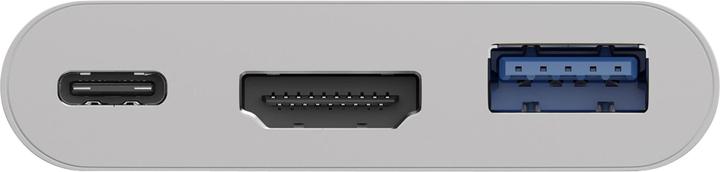 Actual product image Goobay USB-C™ Multiport Adapter HDMI, White, 0.15 m (USB-C, 3 Ports)