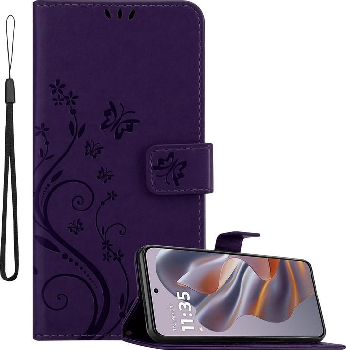 Cadorabo Coque pour Motorola Moto Edge 50 Neo pour Fleur Book (Motorola Edge 50 Neo)