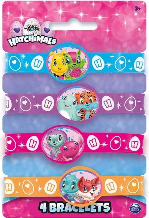 Hatchimals Figuren Silikon Armband 4erPack