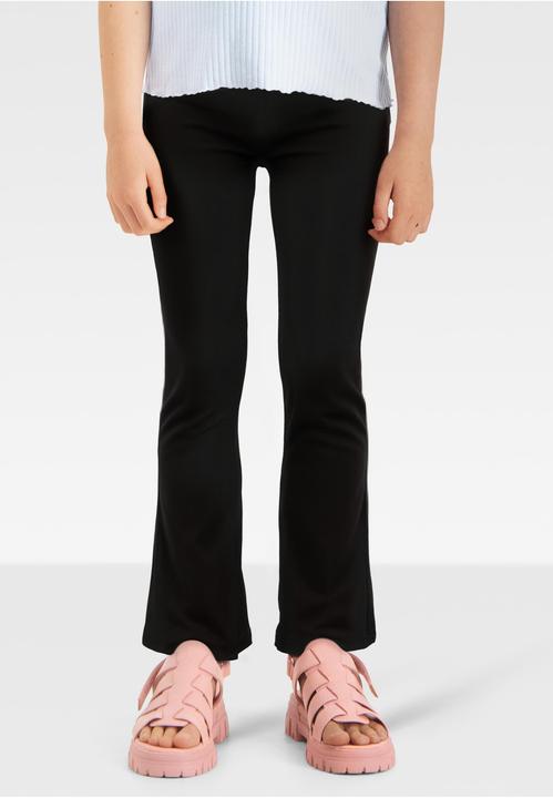 Actual product image Urban Classics Girls Recycled High Waist Flared Leggings (134)