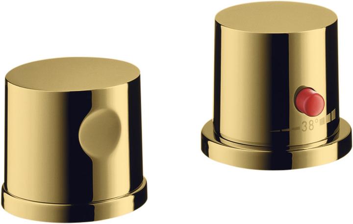 Axor Uno 2-Loch Wannenrandarmatur, Thermostat, 2 Verbraucher