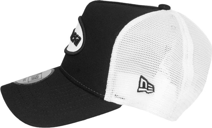 Actual product image New Era Adjustable Trucker Cap - Retro Brand Patch Black