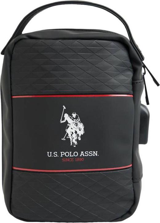 Actual product image U.S. Polo Middle Stripe bag, black (15 l)