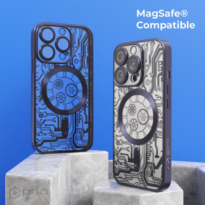 Produktbild prio elegante Handyhülle MAG für iPhone 13 mini schwarz (Apple iPhone 13 mini)
