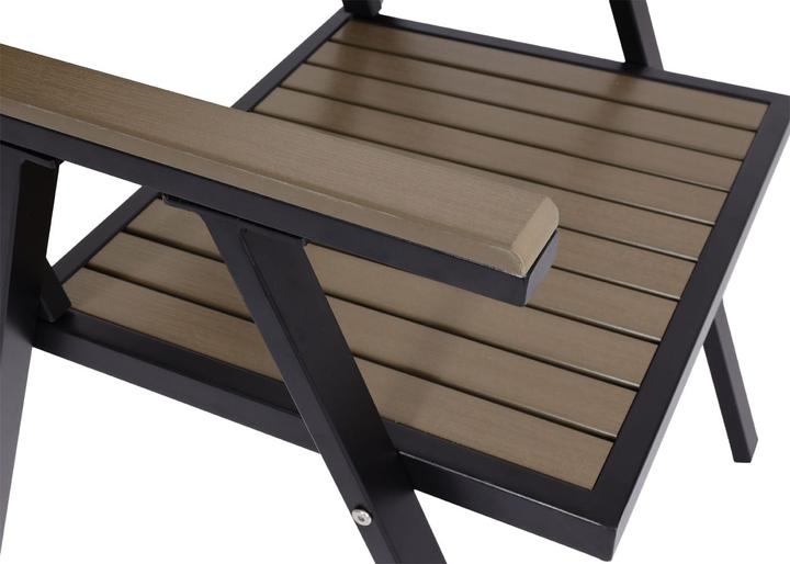 Produktbild JOHN316 2er-Set Gartenstuhl + Gartentisch (184 cm)