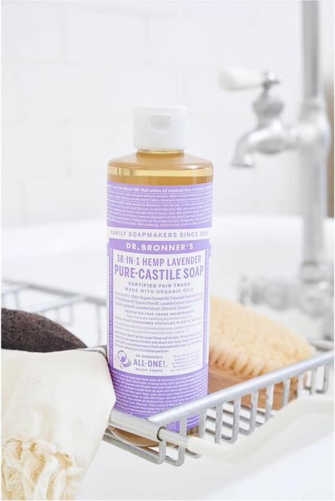 Actual product image Dr. Bronner's 18-IN-1 Lavender (Liquid soap, 475 ml)