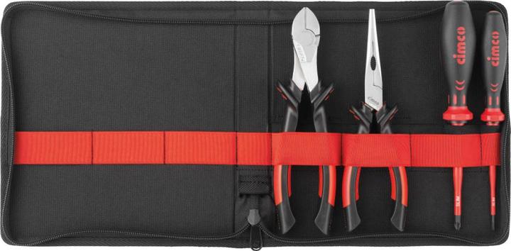 Produktbild Cimco 104043 VDE, Elektriker Werkzeugset in Tasche 4teilig (4 Teile)