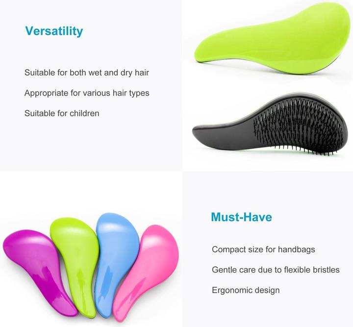 Actual product image Intirilife Hairbrush Mini Detangler