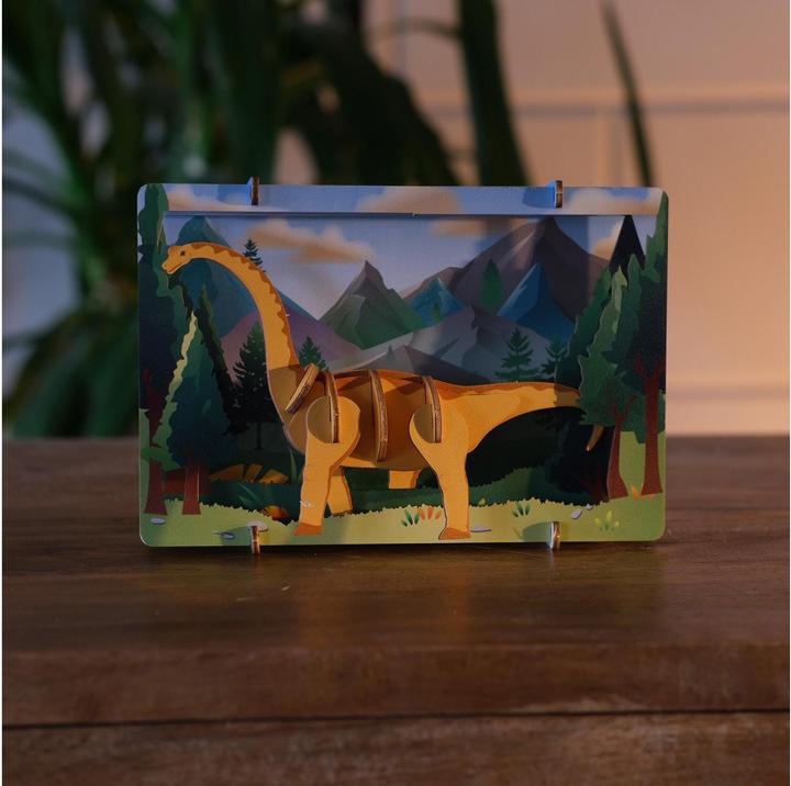 Produktbild Escape Welt Brontosaurus - 3D Holzmodell (19 Teile)