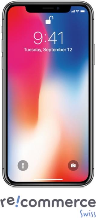 Immagine prodotto Re!commerce iPhone X (256 GB, Space grey, 5.80", 12 Mpx, SIM singola, B / Molto bene)
