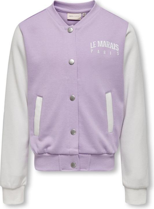 Only Fly-Away Kragen Gerippte Ärmelbündchen Jacke Blousonjacke