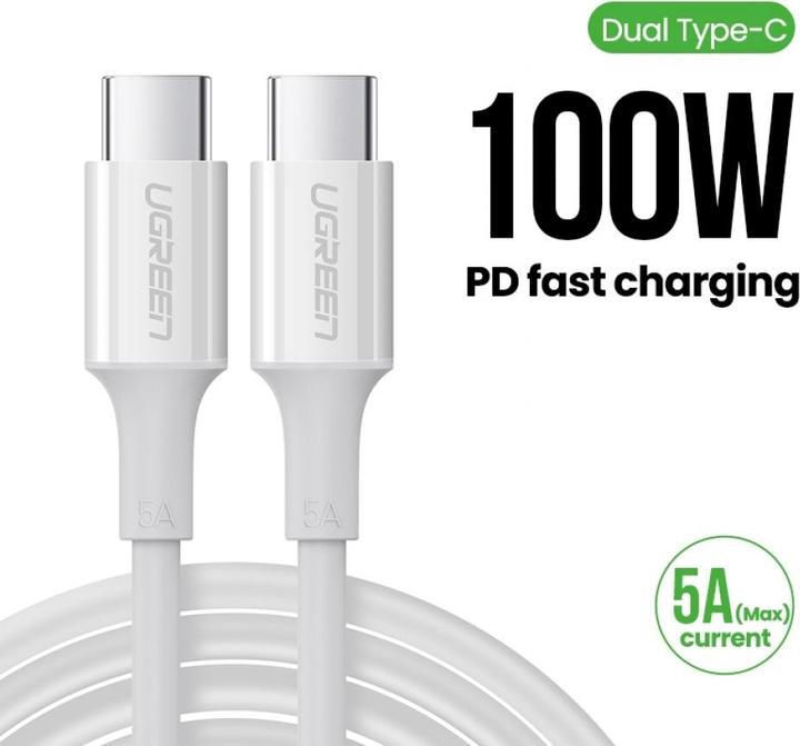 Actual product image Ugreen USB C – USB C (2 m, USB 2.0)