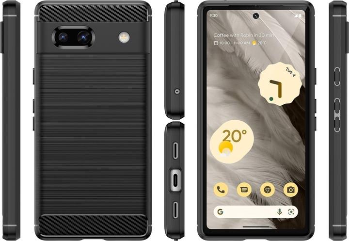 Image du produit Screenguard Google Pixel 7a Housse Carbon Brushed Soft TPU (Google Pixel 7a)