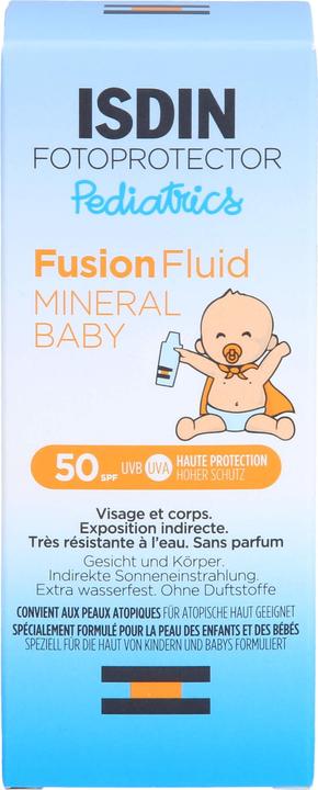Actual product image Isdin Fotop Pedi Mi Baby50 (Suntan cream, SPF 50, 50 ml)