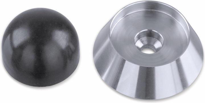 Actual product image Eneroid Stainless steel door stop, wall mounted, Ø 40 mm, height 30 mm
