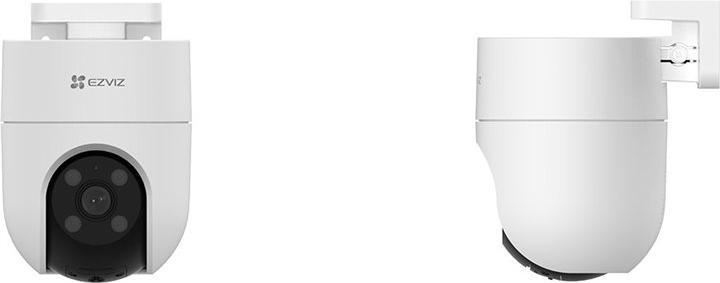 Produktbild EZVIZ Drahtlose Wi-Fi-Kamera H8C, 1080p, DOME PT, F4 mm, gesteuert, IP65 (1920 x 1080 Pixels)