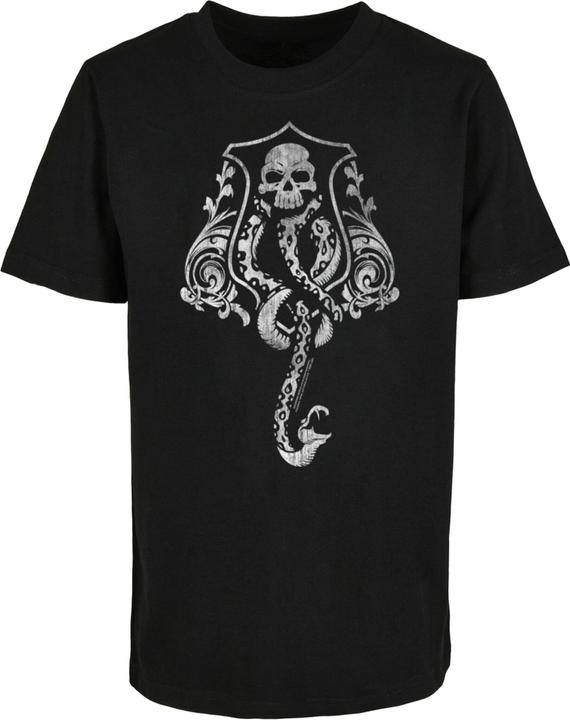Actual product image Absolute Cult Harry Potter - Dark Mark Crest Kids Basic Tee 2.0 - 124317 (158, 164)