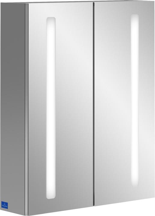Actual product image Villeroy & Boch My View 14+ mirror cabinet A43360, 600 x 750 x 173 mm, with LED lighting vertical, l