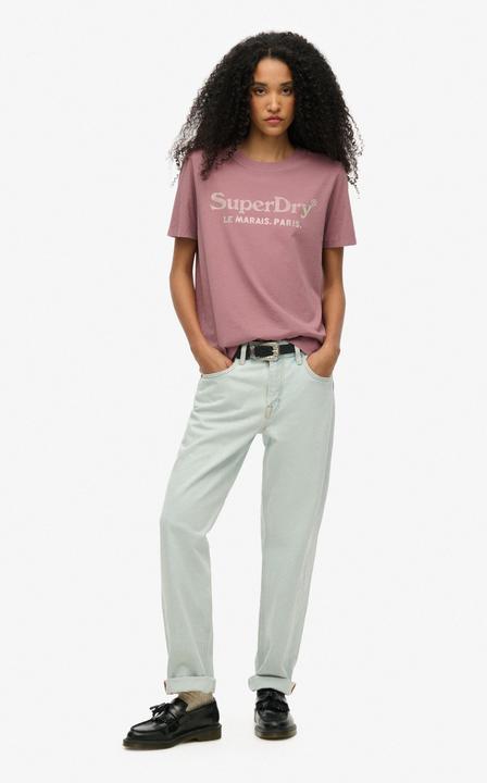 Actual product image Superdry Venue Metallic Relaxed Tee (8)