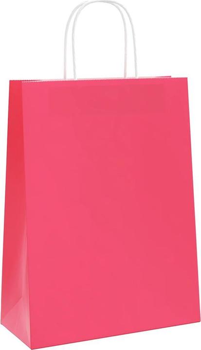 Image du produit VidaXL Sacs en papier kraft 50 pcs. avec anse Rose 26x12x35 cm Sac en papier (Pochette cadeau, 50 x)