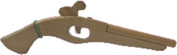 Produktbild Bestsaller Piraten-Pistole (schiesst Gummis)