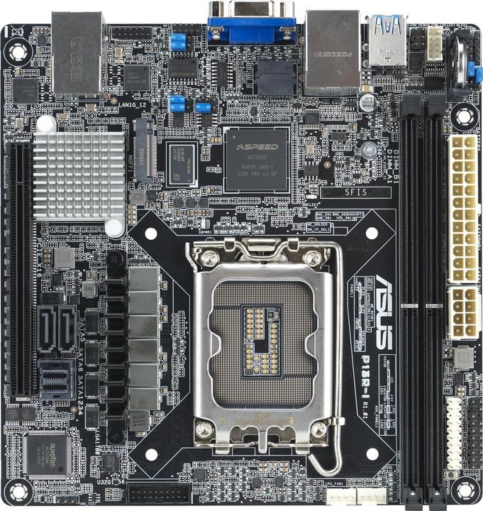 Actual product image ASUS MBS Intel 1700 P13R-I C262 (LGA 1700, Mini-ITX)