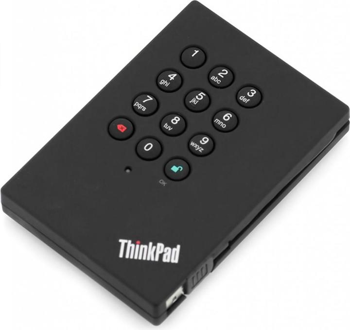 Actual product image Lenovo Thinkpad 0A65619, 500GB Portable Secure HD, USB 3.0 (0.50 TB)