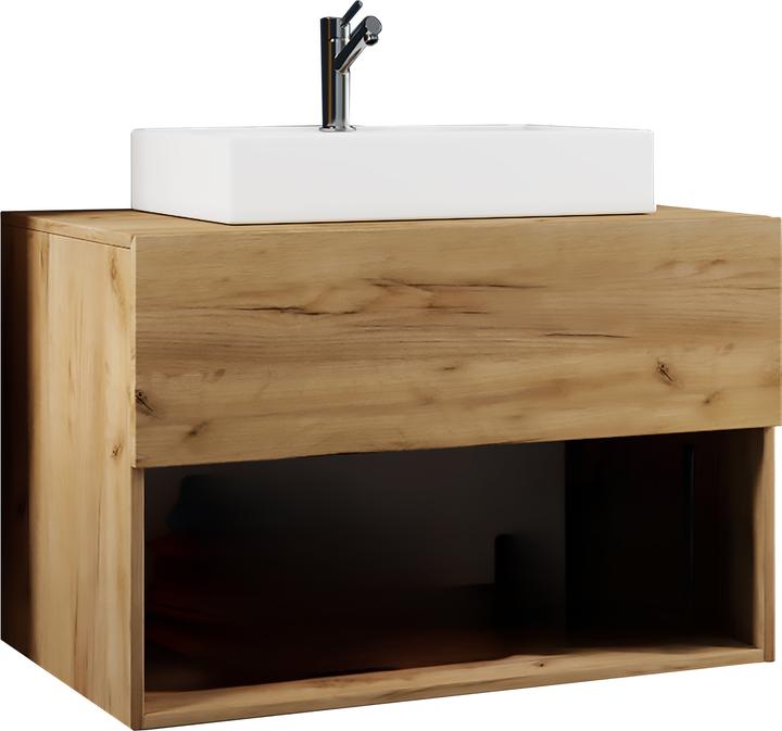 Immagine prodotto VCM Blocco bagno 2 pezzi cassetto lavabo "Lendas II" mobili da bagno
