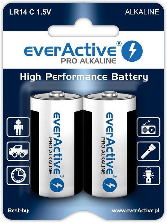 Everactive Pro Alkaline (2 pcs., C, 8000 mAh)
