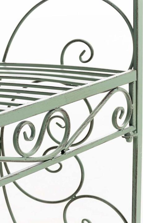 Produktbild Swisshandel24 Halbpavillon Rosie mit Sitzbank, antik-grün (58 cm, 120 cm)