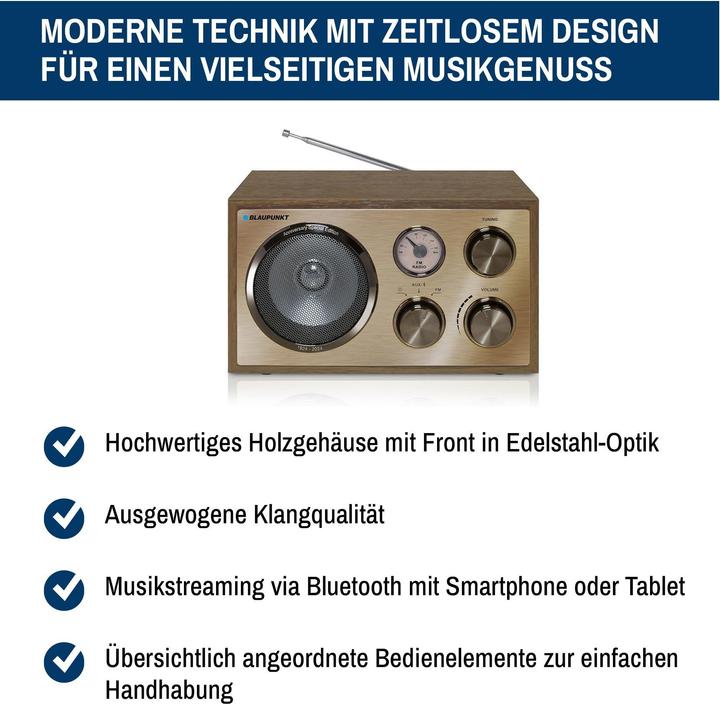Immagine prodotto Blaupunkt Rxn 180 (FM, Bluetooth)