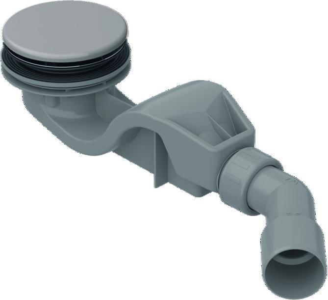 Bette Solid 50 drain set, lateral 0.6 l/s, with anti-slip Pro or Sense, B598- (Drainage set)