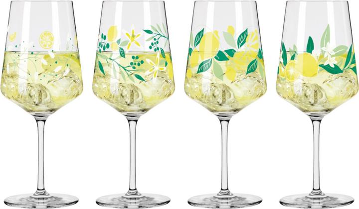 Produktbild Ritzenhoff Aperitif-Glas SOMMERTAU F24 Limoncello Hugo 4er Set Inhalt je 544 ml (5.44 dl, 4 x, Aperitifgläser)