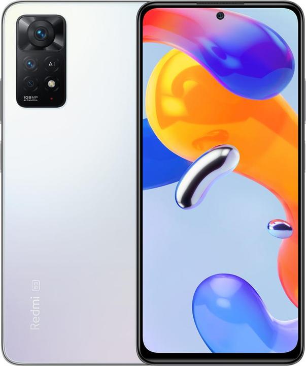Image du produit Xiaomi Redmi Note 11 Pro 5G (6GB) (128 Go, Blanc polaire, 6.67", Double SIM hybride, 108 Mpx, 5G)