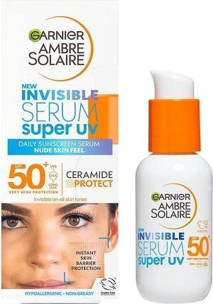 Immagine prodotto Garnier Ambre Solaire Super UV (Crema solare viso, SPF 50+, 30 ml, 111 g)