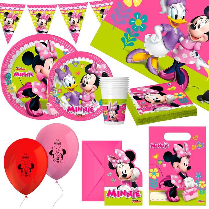 Actual product image Minnie Mouse Set Partyartikel 66 Stücke