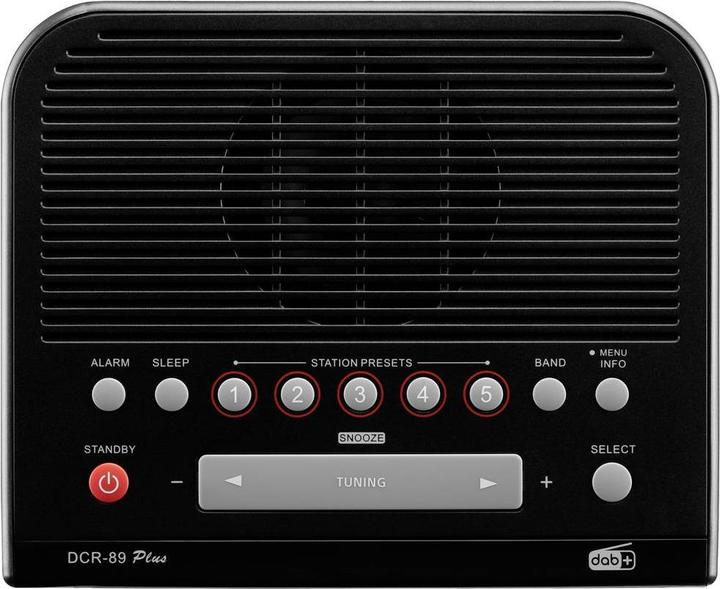 Image du produit Sangean Radio réveil DCR-89 (DAB+ DAB, Fréquence radio (RF))