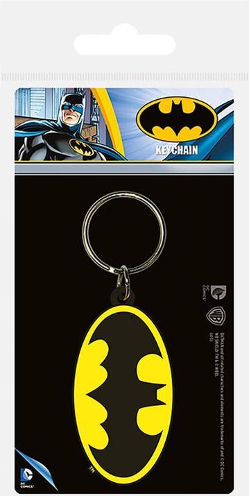 Actual product image Pyramid Portachiavi Gomma DC Comics : Batman Logo