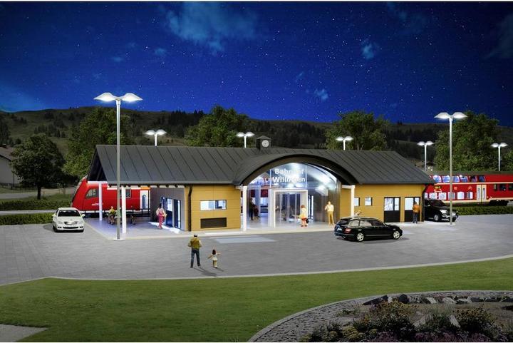 Actual product image Vollmer 43575 H0 Willingen Station