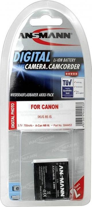 Produktbild Ansmann Canon NB-6L Akku (Kamera Akku)