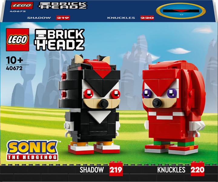 Produktbild LEGO BrickHeadz Sonic the Hedgehog Knuckles & Shadow (40672, LEGO Brickheadz)