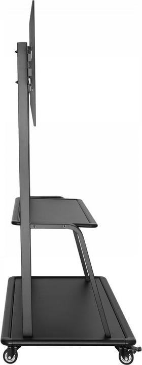 Produktbild V7 TVCART3, 152,4 cm (60 Zoll), 2,67 m (105 Zoll), 200 x 200 mm, 1000 x 600 mm, Stahl, Schwarz (105", 150 kg)