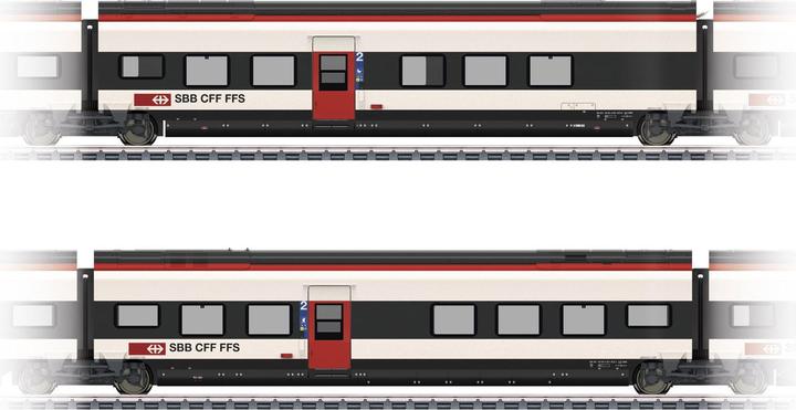 Produktbild Märklin 43462 H0 Ergänzungsset 2 zu Giruno der SBB D(B9) 2.Klasse und E(B8) 2.Klasse (Spur H0)