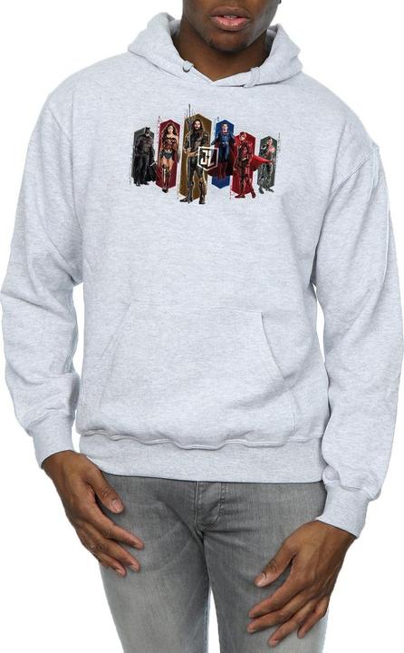 Produktbild Justice League Movie Team Hexagons Kapuzenpullover (L)