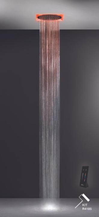 Produktbild Gessi Afilo, Multifunktions Dusch-Aufbau-System 500x500 Strahlart Regen, Schwall, Nebel mit Colour L